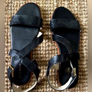 Women’s Cole Haan Black Leather Sandal size 9.